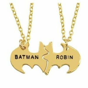 Batman & Robin Best Friends Necklace